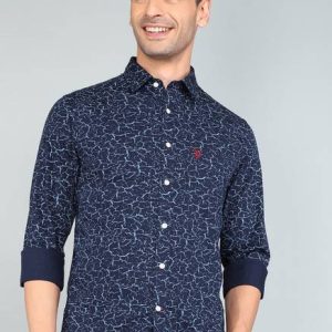 Men Regular Fit Graphic Print Button Down Collar Casual Shirt